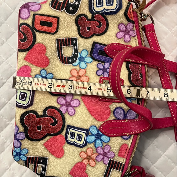 Dooney & Bourke Flower Varsity Ruby Satchel NWOT - Picture 5 of 9